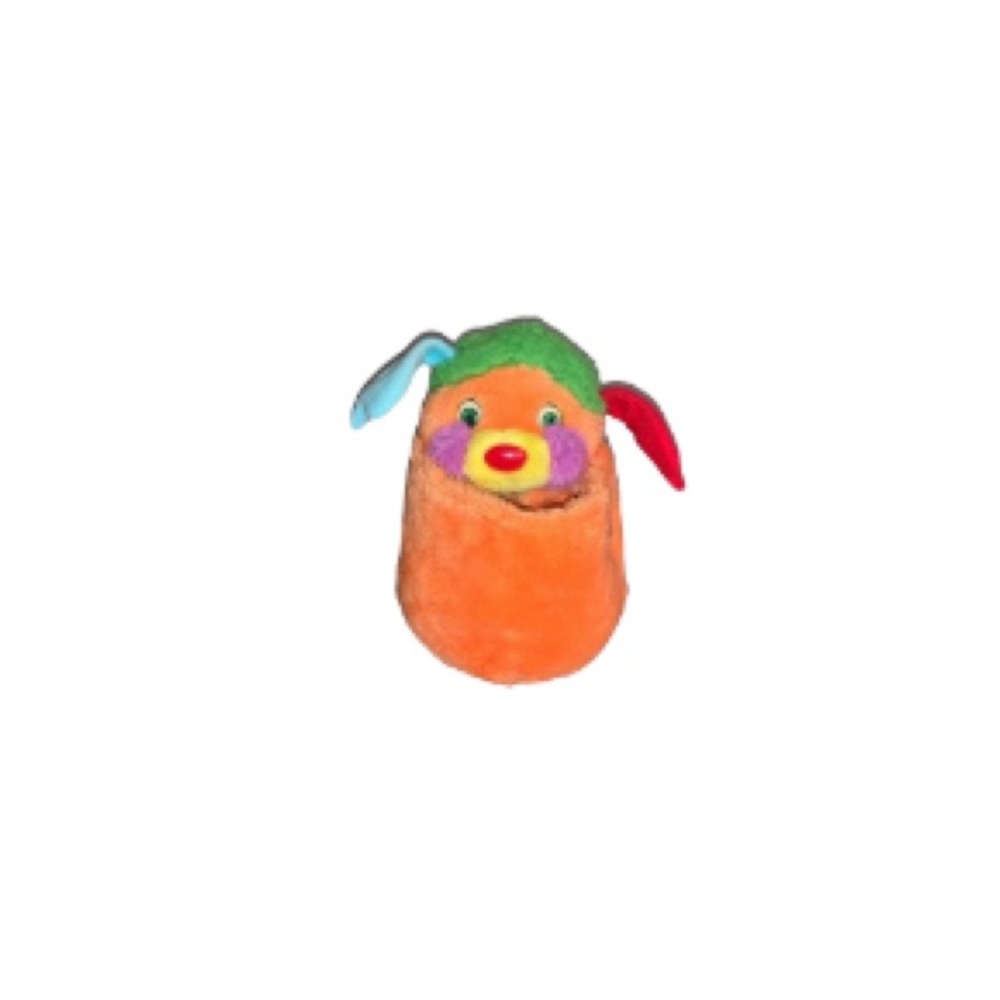 American Greetings Popple “Puzzle” Vintage Orange Plush Stuffie